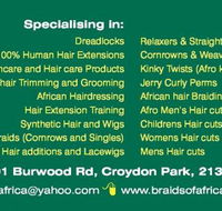 Braids of Africa - Adelaide Hairdresser