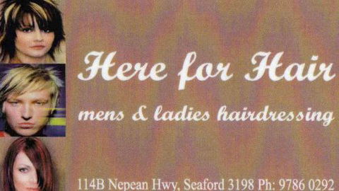 Here For Hair - Adelaide Hairdresser 0